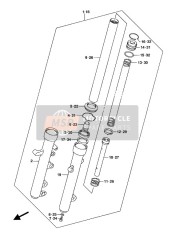 Ammortizzatore forcella anteriore (UH125A P04)